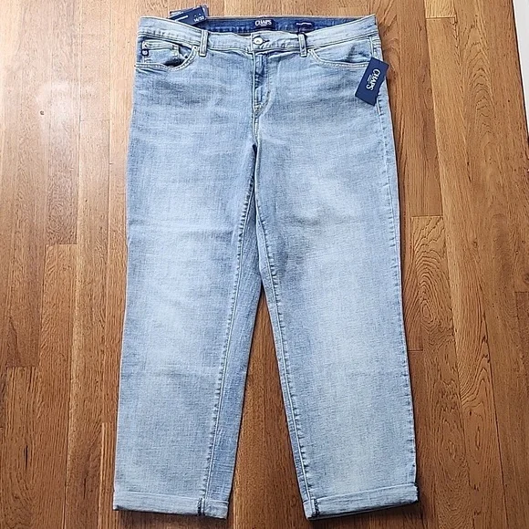 Chaps Vintage Inspired Slim Boyfriend Jeans New With Tags - Picture 14 of 14